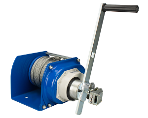 Лебедка ручная CHW-1.0, г/п 1000 кг, канат 40 м